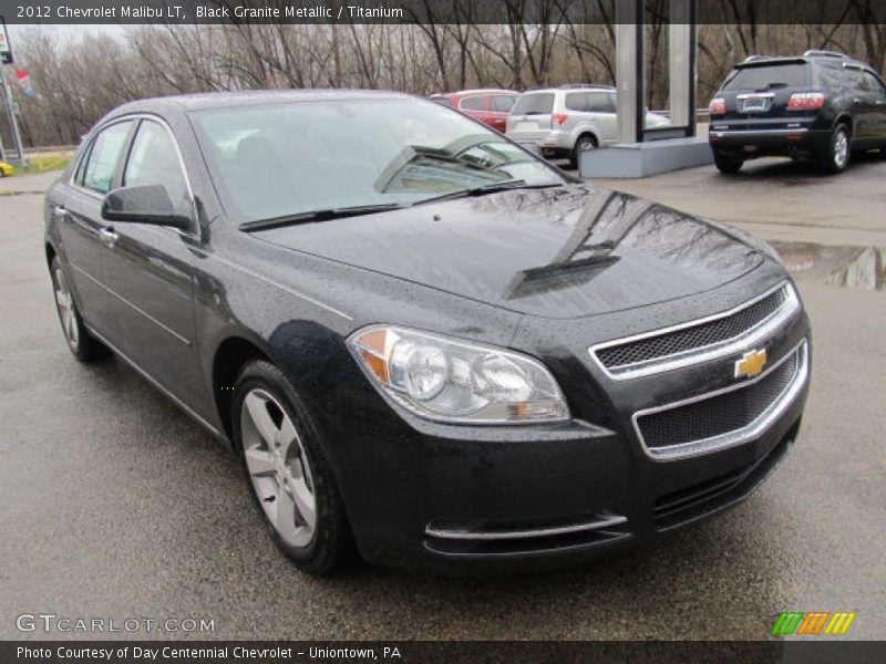 Black Granite Metallic / Titanium 2012 Chevrolet Malibu LT