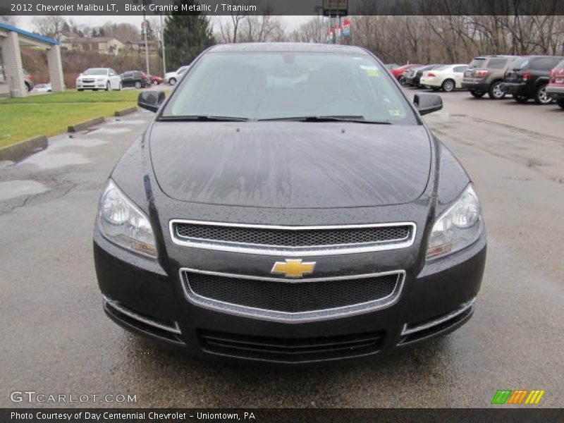 Black Granite Metallic / Titanium 2012 Chevrolet Malibu LT