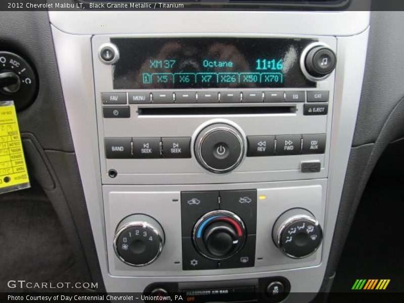 Black Granite Metallic / Titanium 2012 Chevrolet Malibu LT