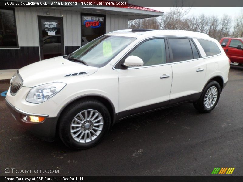 White Diamond Tri Coat / Cashmere/Cocoa 2008 Buick Enclave CXL