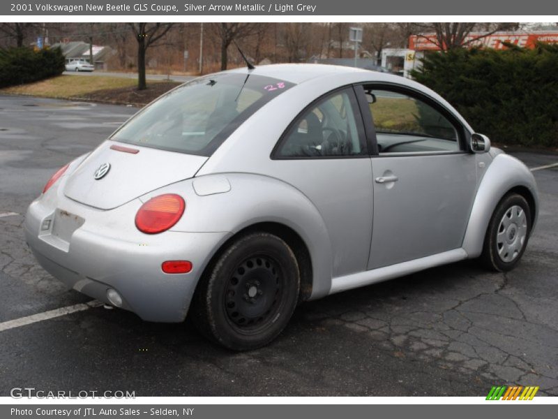 Silver Arrow Metallic / Light Grey 2001 Volkswagen New Beetle GLS Coupe