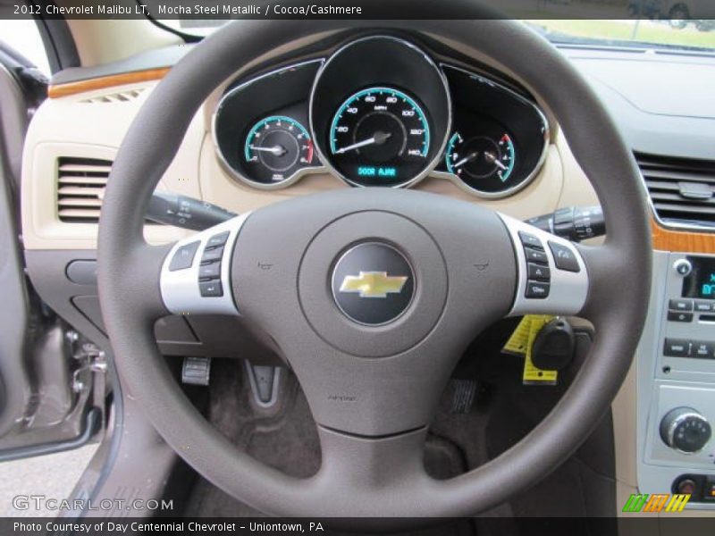 Mocha Steel Metallic / Cocoa/Cashmere 2012 Chevrolet Malibu LT