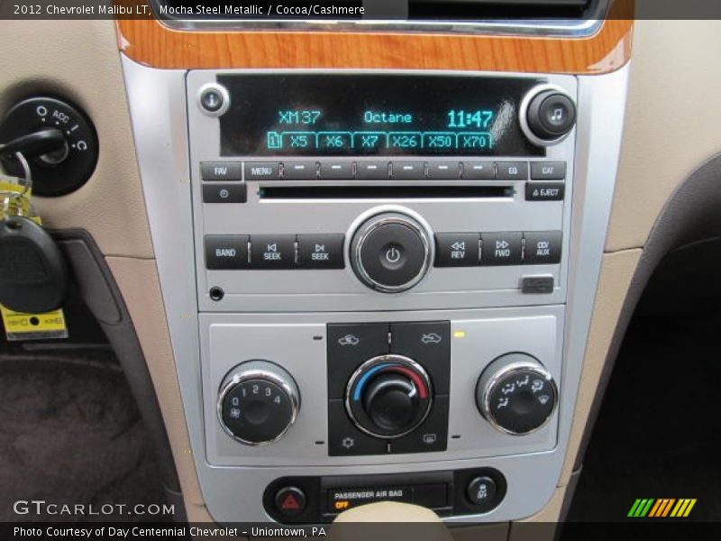 Mocha Steel Metallic / Cocoa/Cashmere 2012 Chevrolet Malibu LT