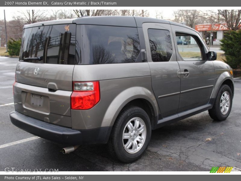 Galaxy Gray Metallic / Black/Titanium 2007 Honda Element EX