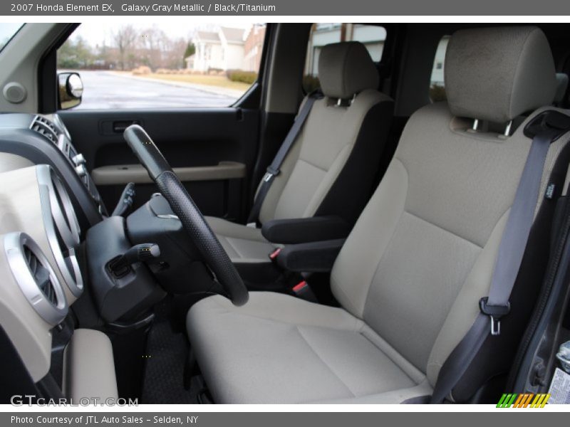 Galaxy Gray Metallic / Black/Titanium 2007 Honda Element EX