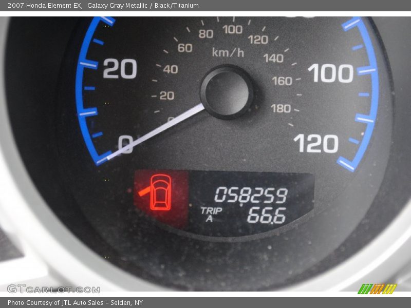Galaxy Gray Metallic / Black/Titanium 2007 Honda Element EX
