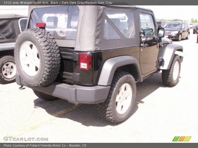 Black / Dark Slate Gray/Medium Slate Gray 2010 Jeep Wrangler Sport 4x4