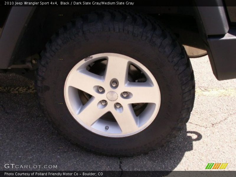 Black / Dark Slate Gray/Medium Slate Gray 2010 Jeep Wrangler Sport 4x4