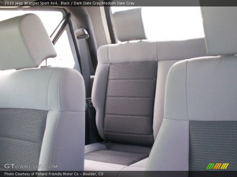 Black / Dark Slate Gray/Medium Slate Gray 2010 Jeep Wrangler Sport 4x4