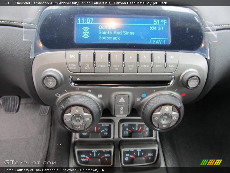 Controls of 2012 Camaro SS 45th Anniversary Edition Convertible