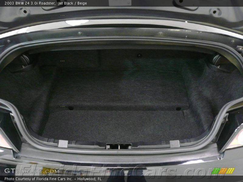 Jet Black / Beige 2003 BMW Z4 3.0i Roadster