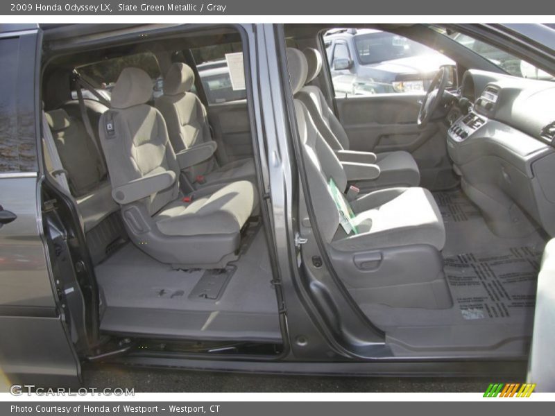 Slate Green Metallic / Gray 2009 Honda Odyssey LX