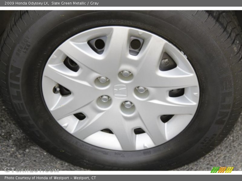 Slate Green Metallic / Gray 2009 Honda Odyssey LX