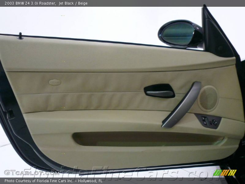 Jet Black / Beige 2003 BMW Z4 3.0i Roadster