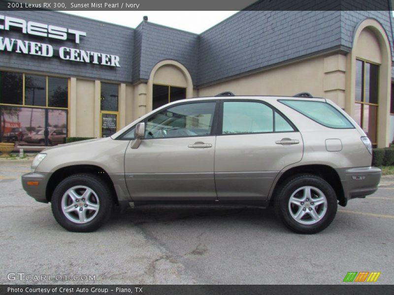 Sunset Mist Pearl / Ivory 2001 Lexus RX 300