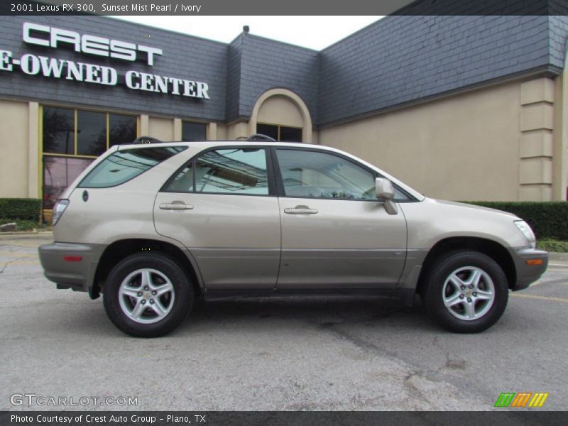 Sunset Mist Pearl / Ivory 2001 Lexus RX 300