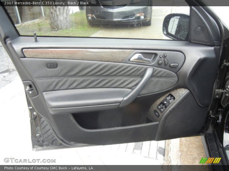 Black / Black 2007 Mercedes-Benz C 350 Luxury