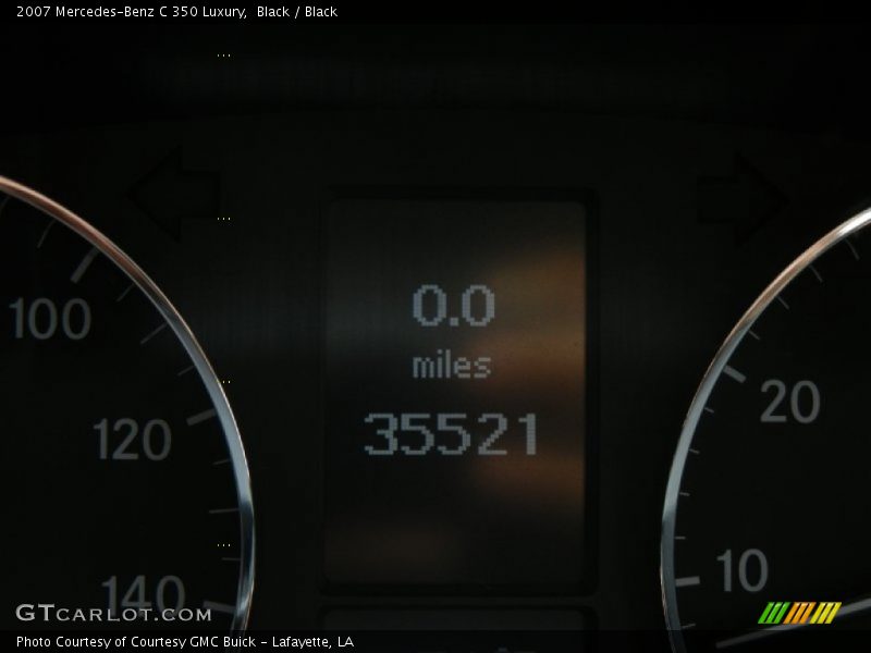 Black / Black 2007 Mercedes-Benz C 350 Luxury