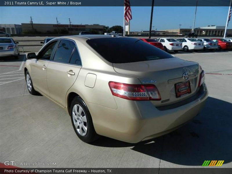 Super White / Bisque 2011 Toyota Camry LE