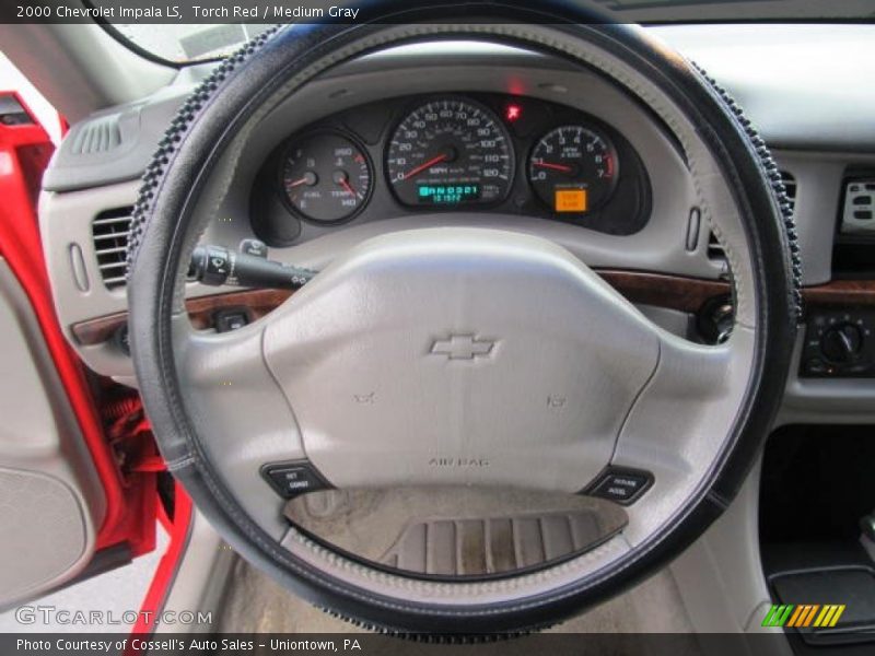 Torch Red / Medium Gray 2000 Chevrolet Impala LS