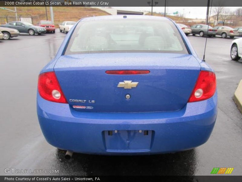Blue Flash Metallic / Gray 2008 Chevrolet Cobalt LS Sedan