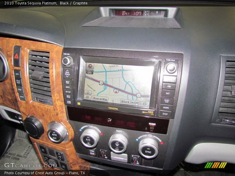 Navigation of 2010 Sequoia Platinum