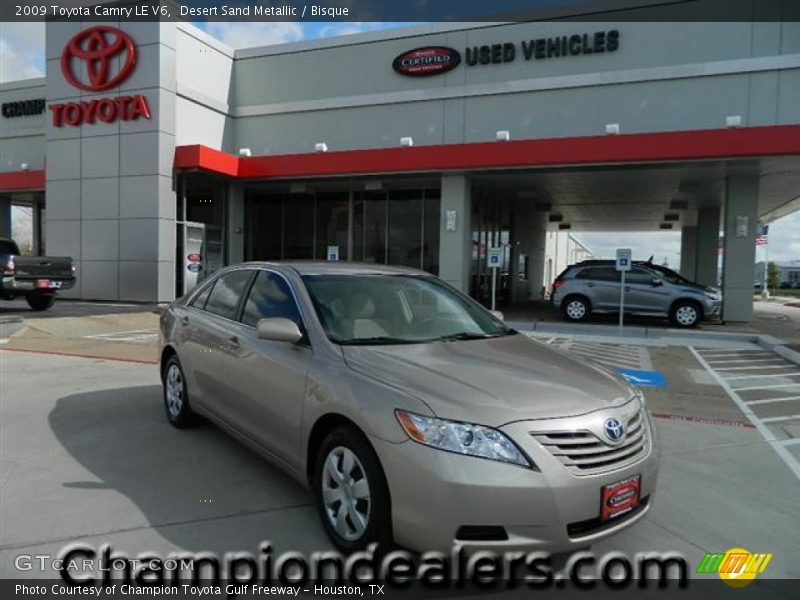 Desert Sand Metallic / Bisque 2009 Toyota Camry LE V6