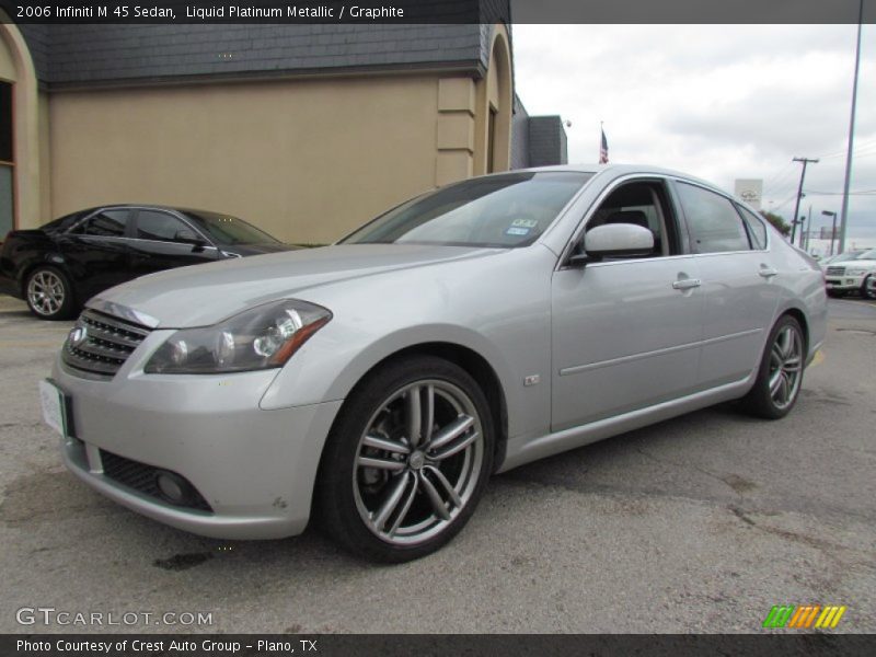 Liquid Platinum Metallic / Graphite 2006 Infiniti M 45 Sedan