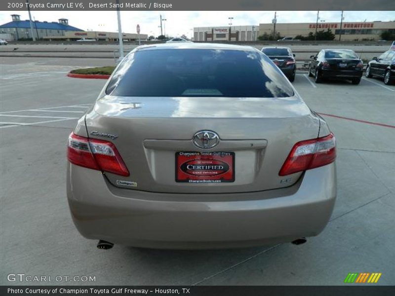 Desert Sand Metallic / Bisque 2009 Toyota Camry LE V6