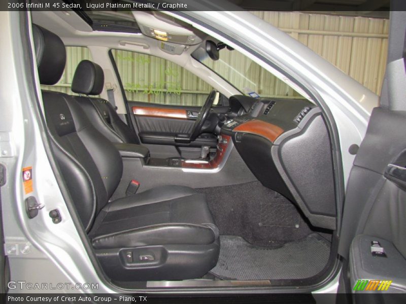 Liquid Platinum Metallic / Graphite 2006 Infiniti M 45 Sedan