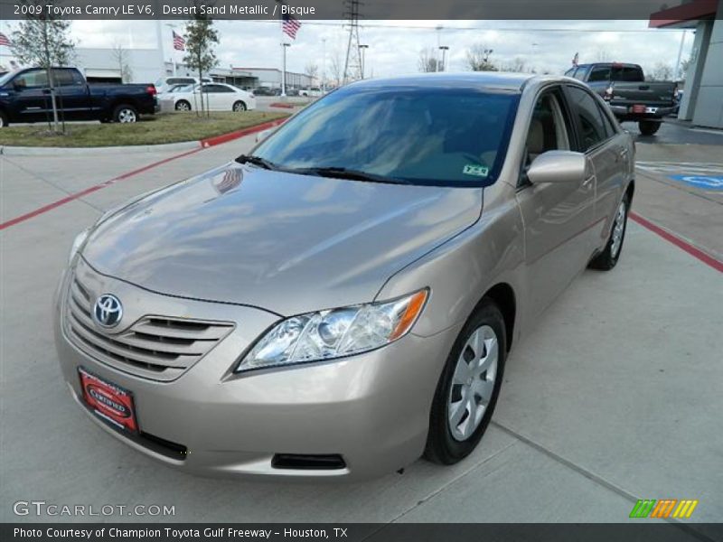 Desert Sand Metallic / Bisque 2009 Toyota Camry LE V6