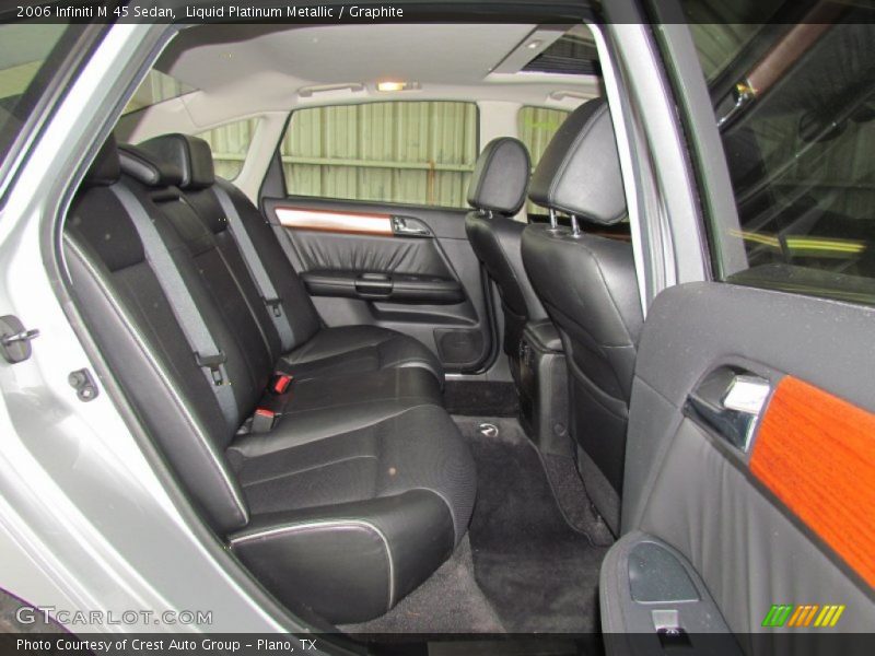Liquid Platinum Metallic / Graphite 2006 Infiniti M 45 Sedan
