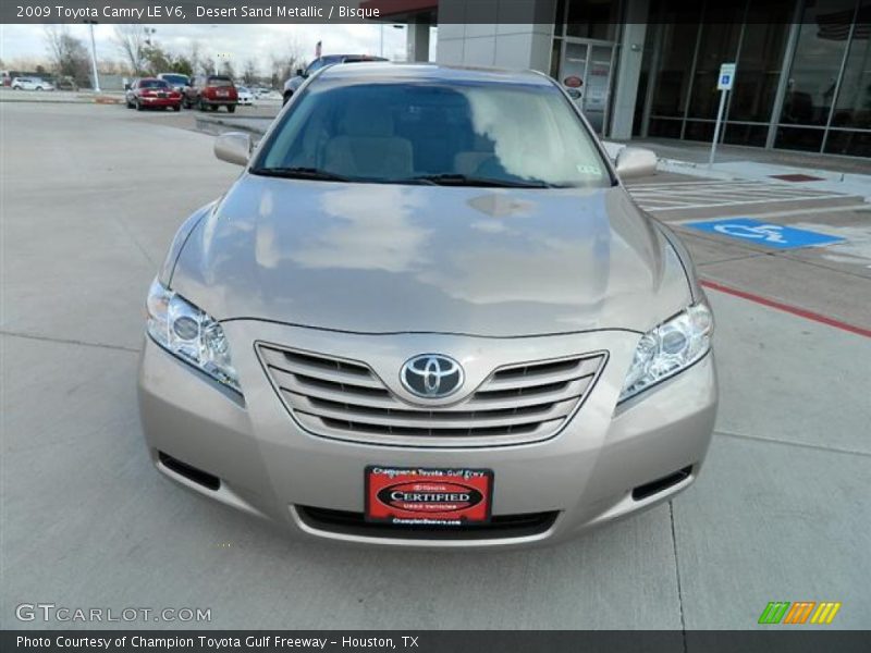 Desert Sand Metallic / Bisque 2009 Toyota Camry LE V6