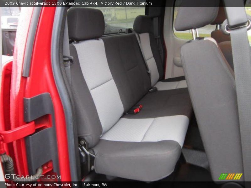 Rear Seat of 2009 Silverado 1500 Extended Cab 4x4
