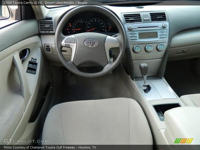 Desert Sand Metallic / Bisque 2009 Toyota Camry LE V6