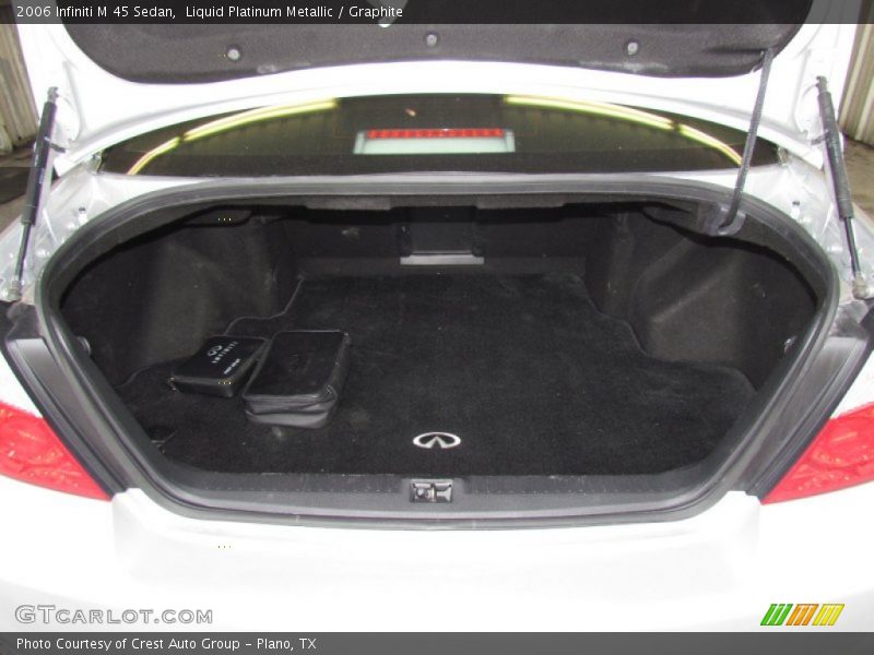 Liquid Platinum Metallic / Graphite 2006 Infiniti M 45 Sedan