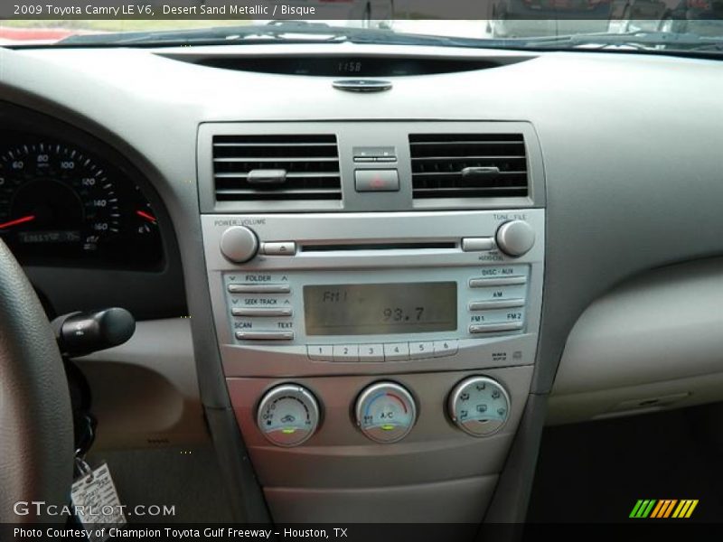 Desert Sand Metallic / Bisque 2009 Toyota Camry LE V6