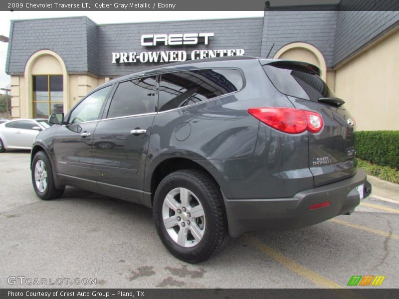 Cyber Gray Metallic / Ebony 2009 Chevrolet Traverse LT