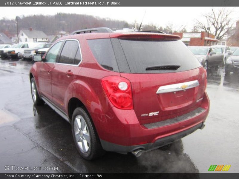 Cardinal Red Metallic / Jet Black 2012 Chevrolet Equinox LT AWD