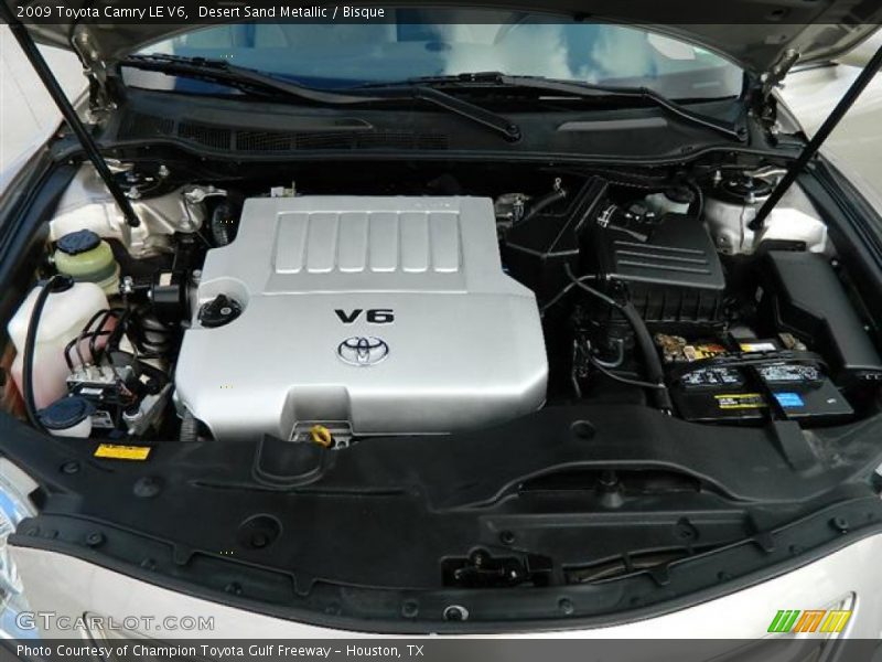 Desert Sand Metallic / Bisque 2009 Toyota Camry LE V6