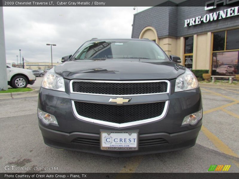 Cyber Gray Metallic / Ebony 2009 Chevrolet Traverse LT