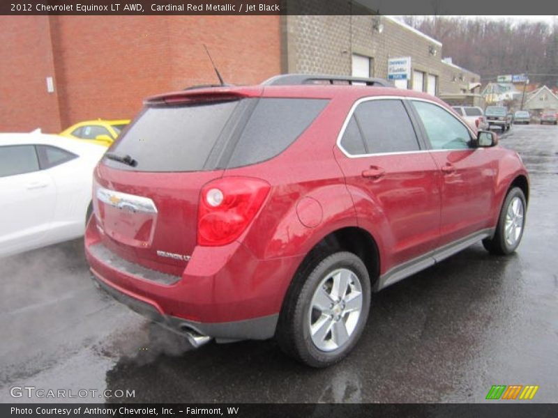 Cardinal Red Metallic / Jet Black 2012 Chevrolet Equinox LT AWD