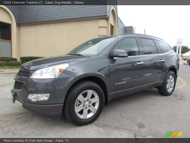 Cyber Gray Metallic / Ebony 2009 Chevrolet Traverse LT