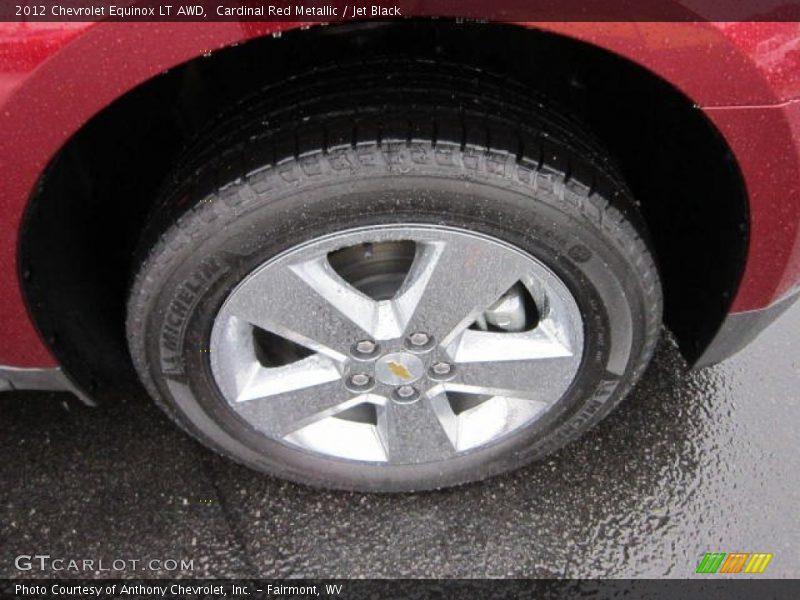 Cardinal Red Metallic / Jet Black 2012 Chevrolet Equinox LT AWD