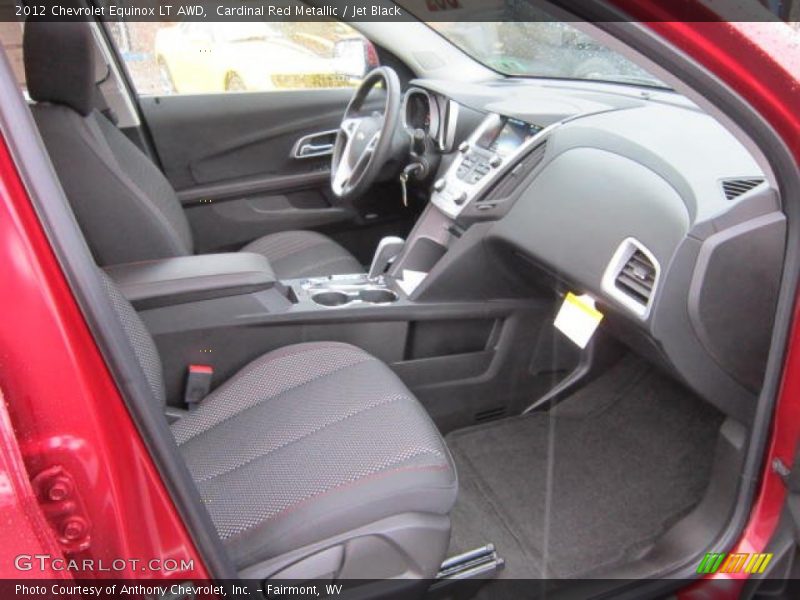 Cardinal Red Metallic / Jet Black 2012 Chevrolet Equinox LT AWD