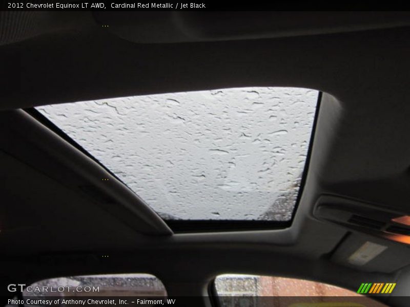 Cardinal Red Metallic / Jet Black 2012 Chevrolet Equinox LT AWD