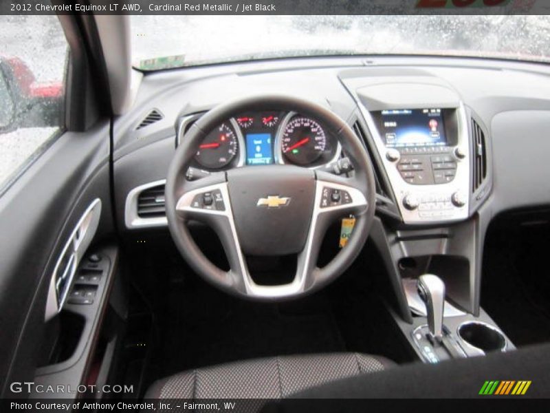 Cardinal Red Metallic / Jet Black 2012 Chevrolet Equinox LT AWD