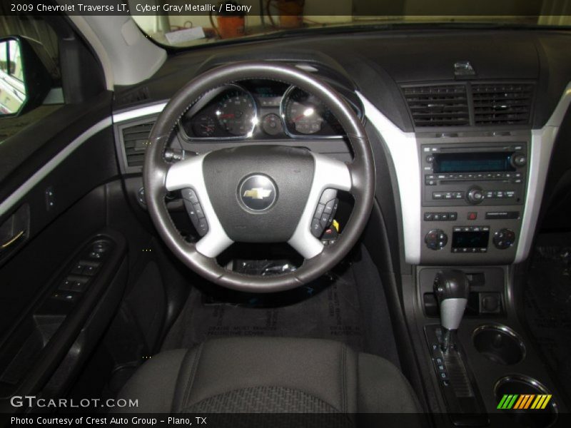 Cyber Gray Metallic / Ebony 2009 Chevrolet Traverse LT