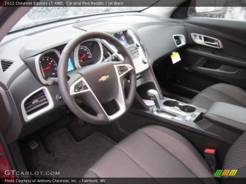Cardinal Red Metallic / Jet Black 2012 Chevrolet Equinox LT AWD