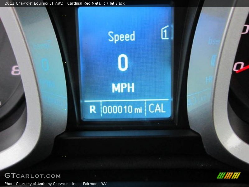 Cardinal Red Metallic / Jet Black 2012 Chevrolet Equinox LT AWD
